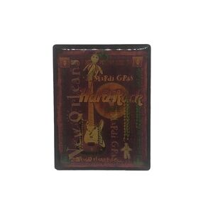 NEW ORLEANS MARDI GRAS 2002 QUILT BEDSPREAD TAPESTRY TILE Hard Rock Cafe PIN LE